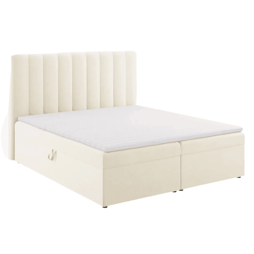 Kelp velvet double bed 140x200