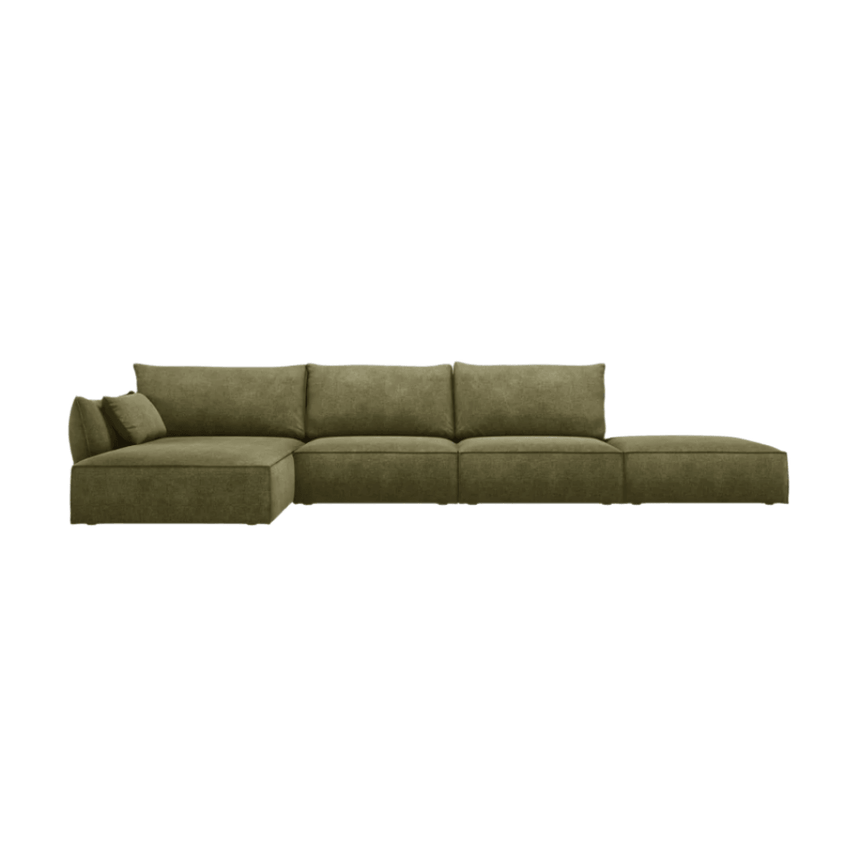 Kaelle left chenille corner sofa 364x171