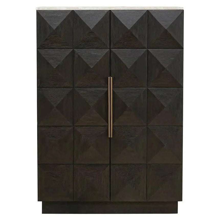 Claremont 2 ajtós fa kabinet 138x95