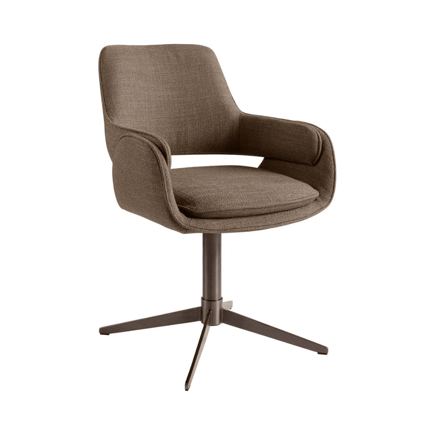 Harvey fabric swivel chair