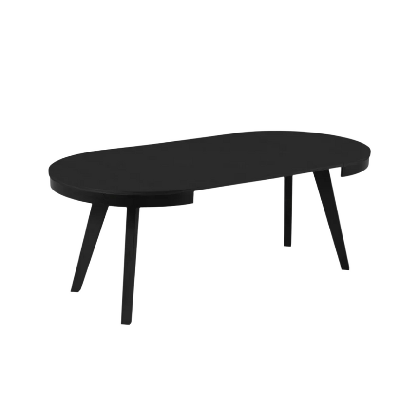 Ludia extendable wooden dining table