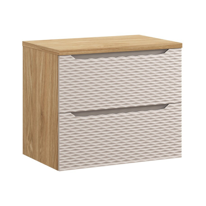 Baggy woven chenille pouf