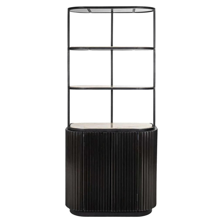 Hampton 2 ajtós 2 polcos mészkő kabinet - Dutch Home