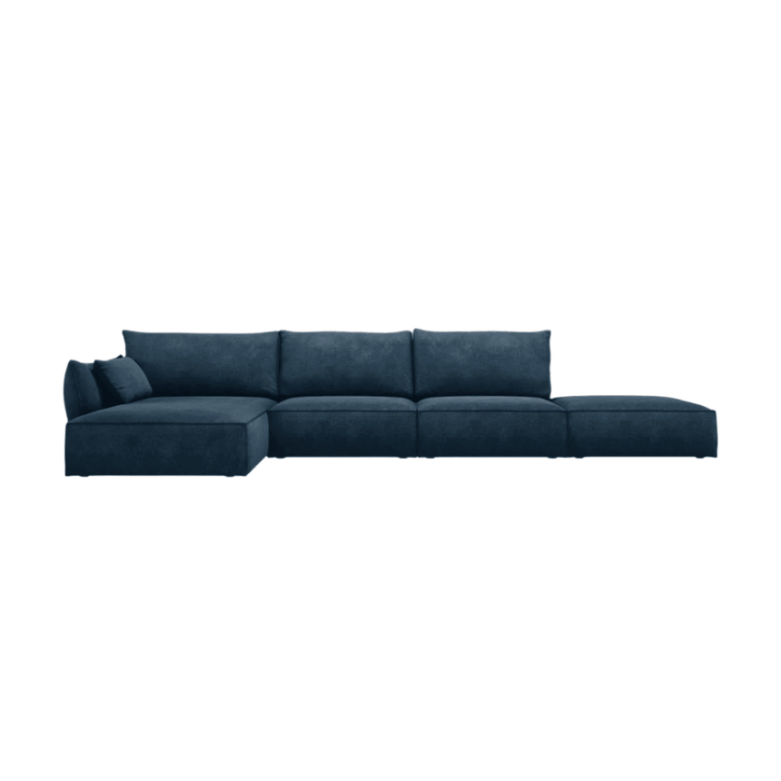Kaelle left chenille corner sofa 364x171