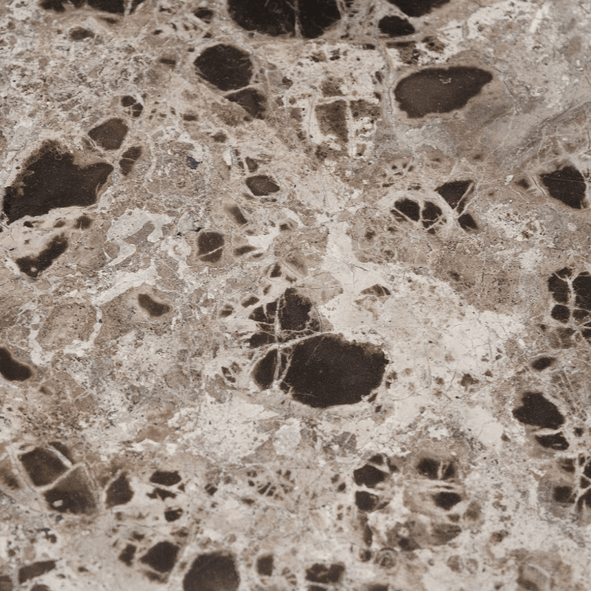 Razor marble dining table Ø80