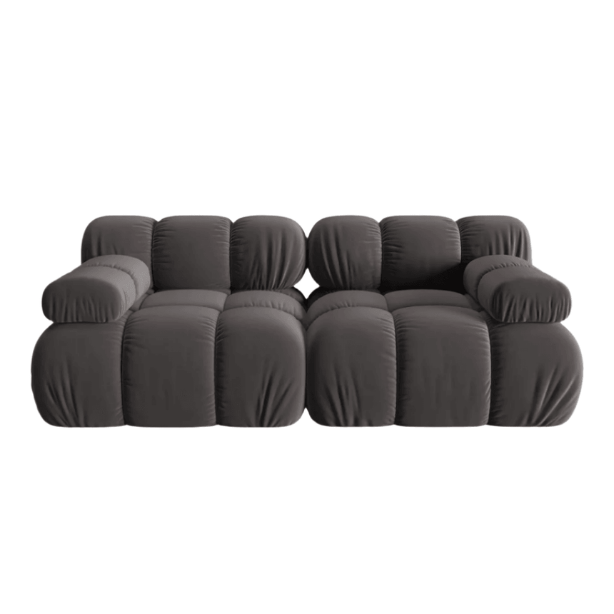 Bellis 2-seater velvet sofa