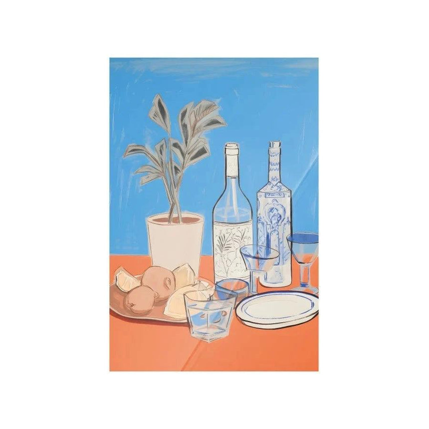 Cocktail Table design wall mural