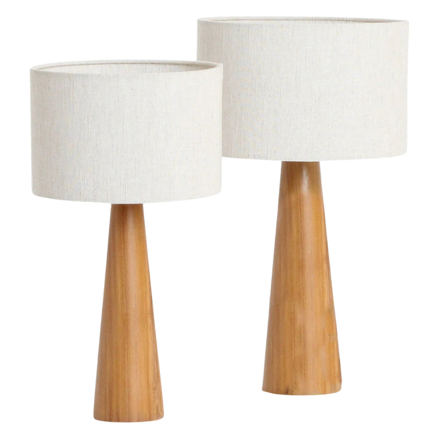 Aspen Cone fa asztali lámpa