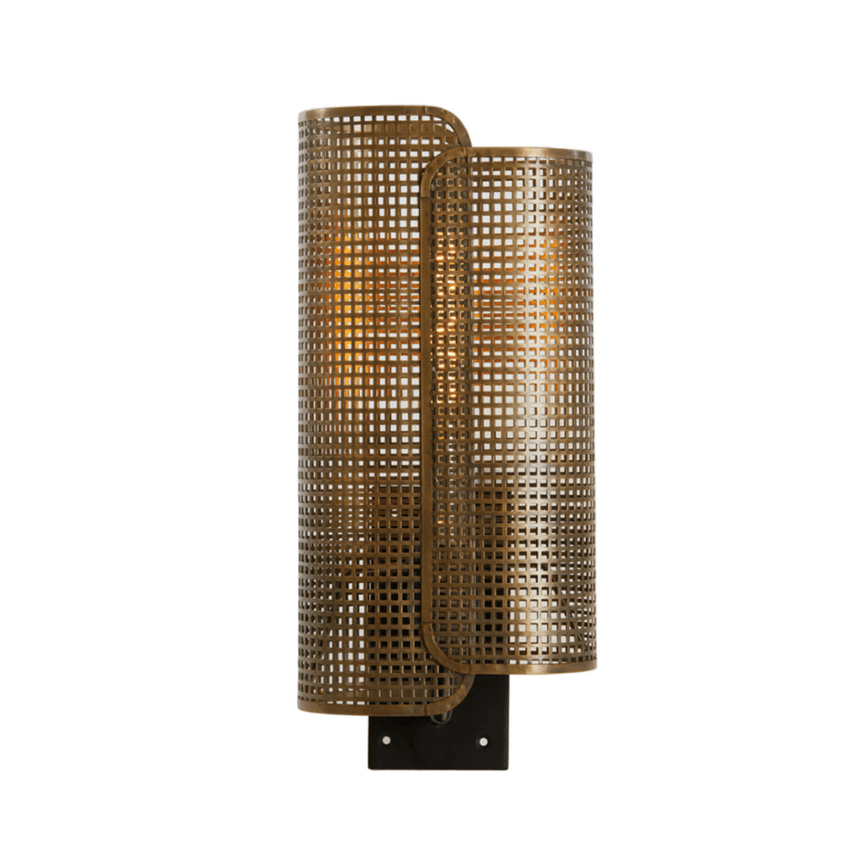 Teddy bear metal wall lamp