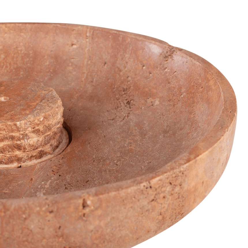 Chisel limestone bowl