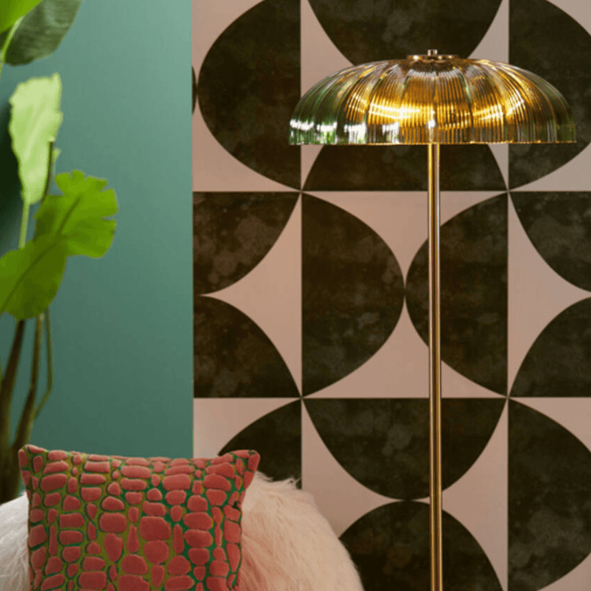 Fungo metal floor lamp