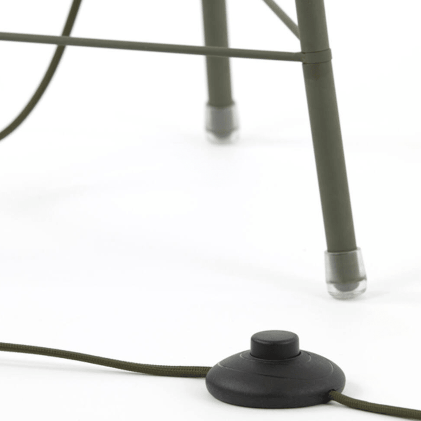 Plumeria metal floor lamp