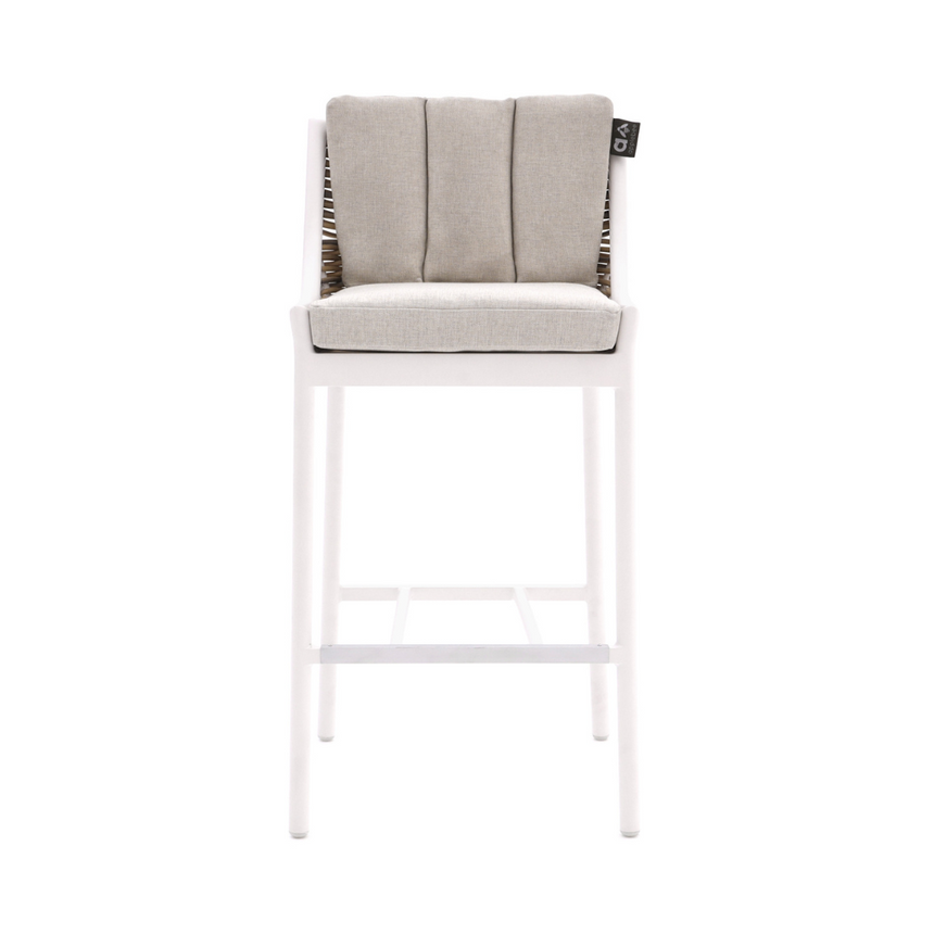 Milou metal garden bar stool