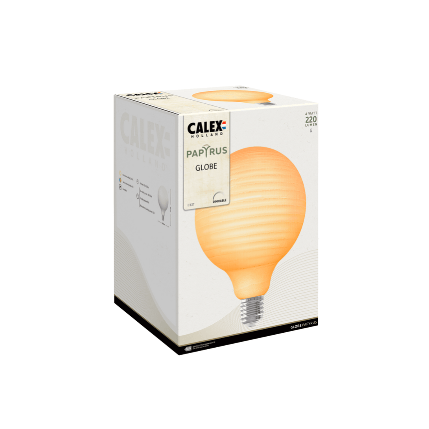 Globe Papyrus bulb, LED E27