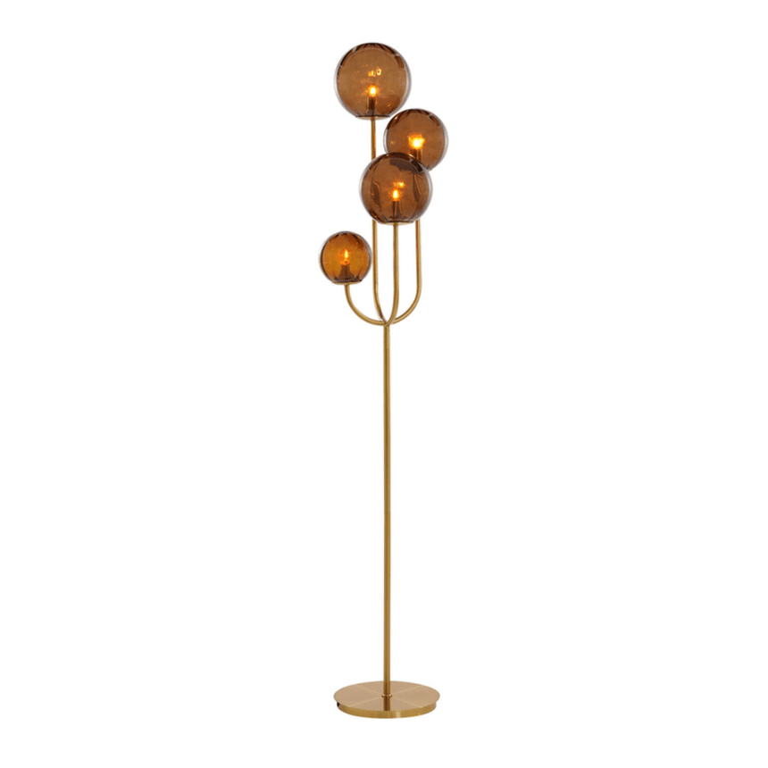 Magdala metal floor lamp 4 bulbs