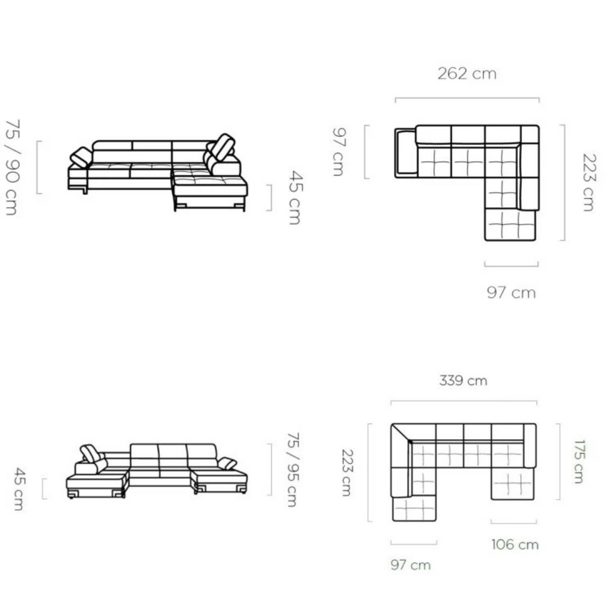 Emporio moduláris kanapé
