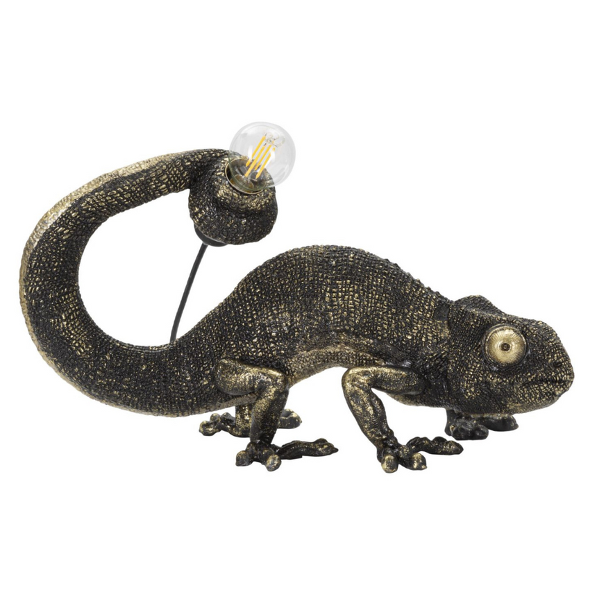 Camaleonte műgyanta asztali lámpa