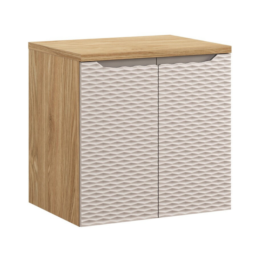 Baggy woven chenille pouf