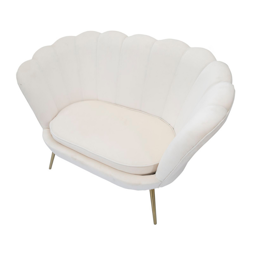 Vienna 1.5-seater velvet sofa