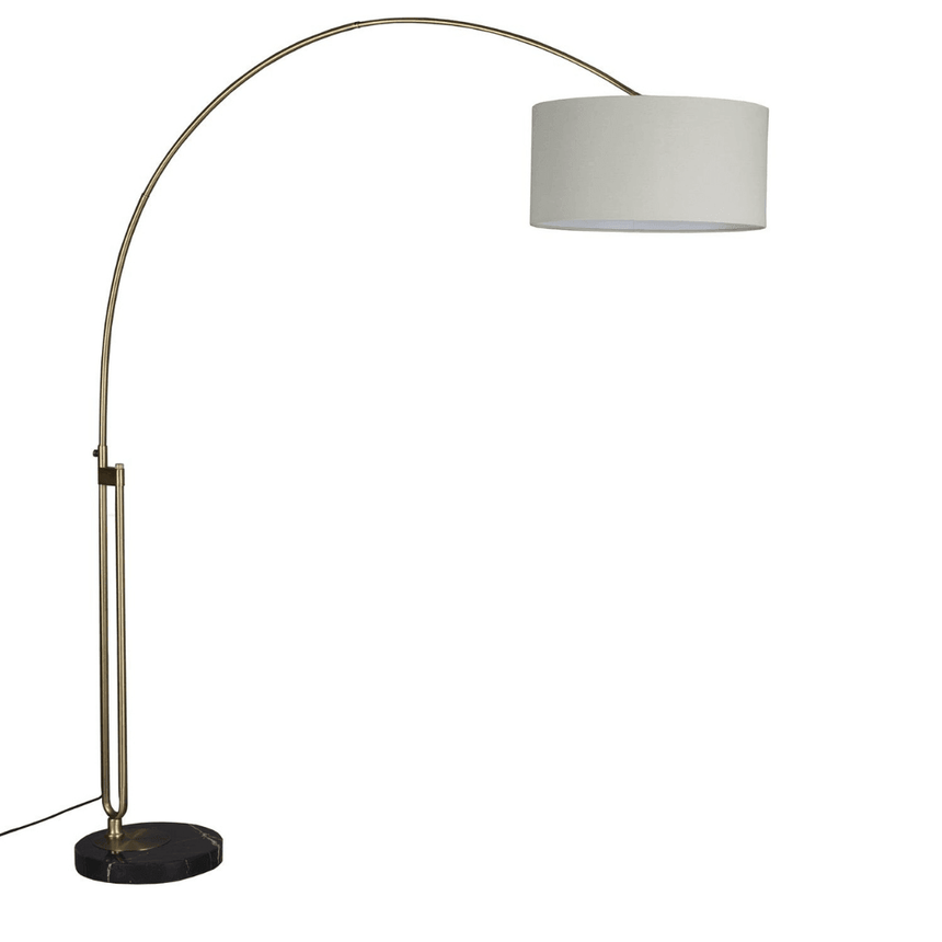 Archie canvas floor lamp