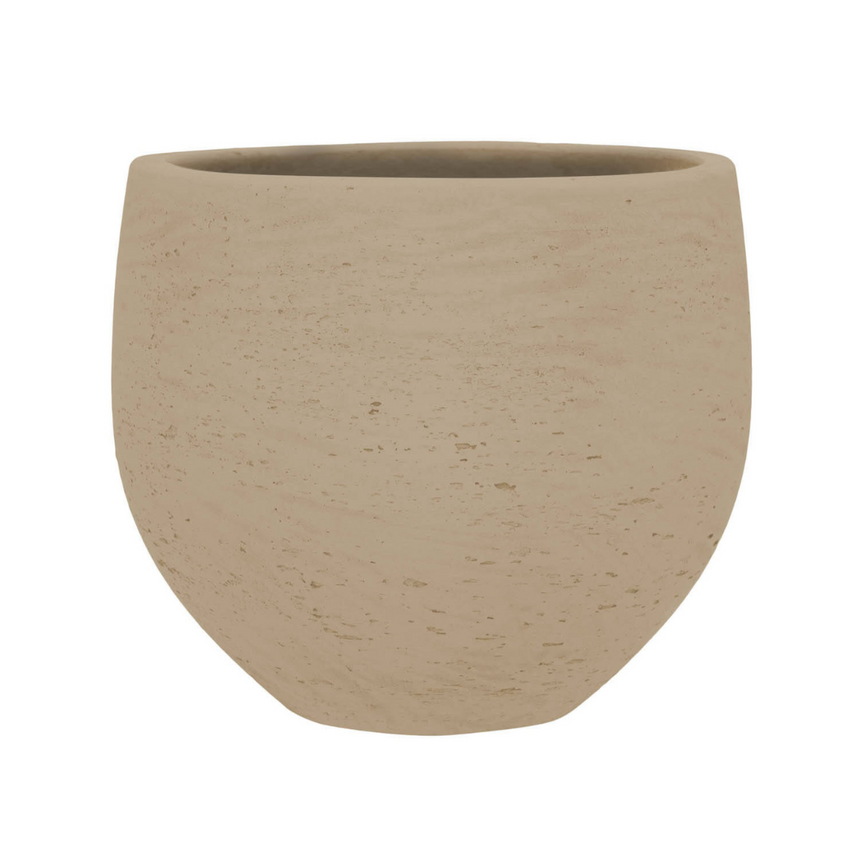 Orb clay flower pot Ø48