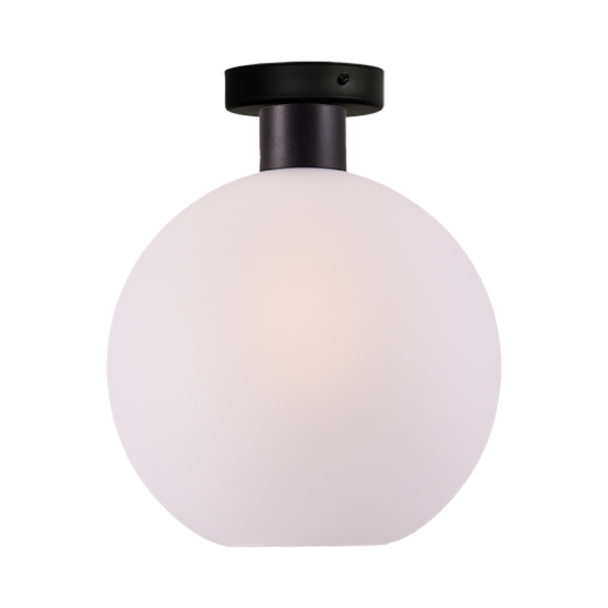 Lazise üveg csillár fekete foglalattal Ø25