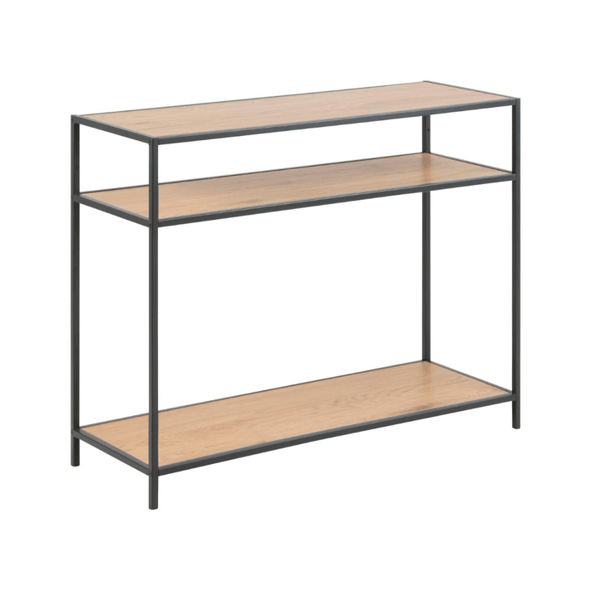 Seaford wooden console table 100x79