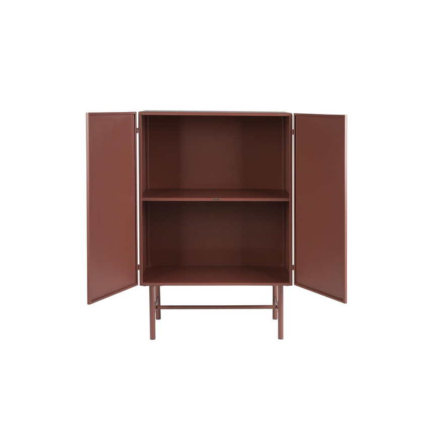 Faces wooden cabinet