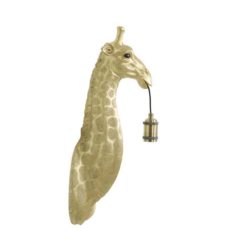 Giraffe resin wall lamp