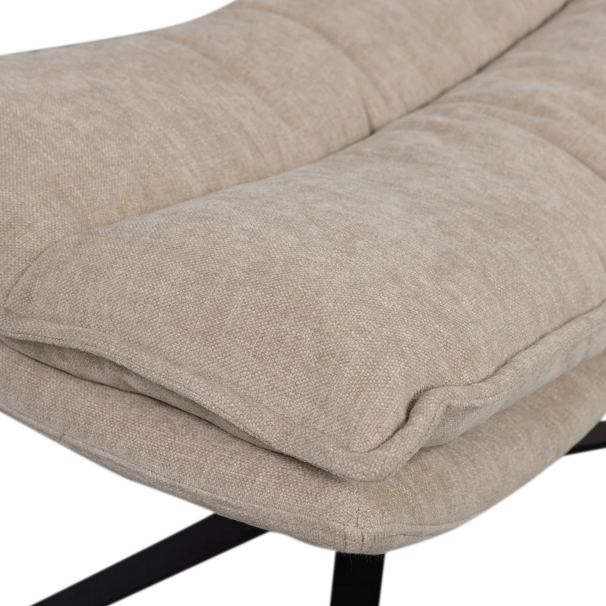 Kube szövet forgó fotel lábtartóval