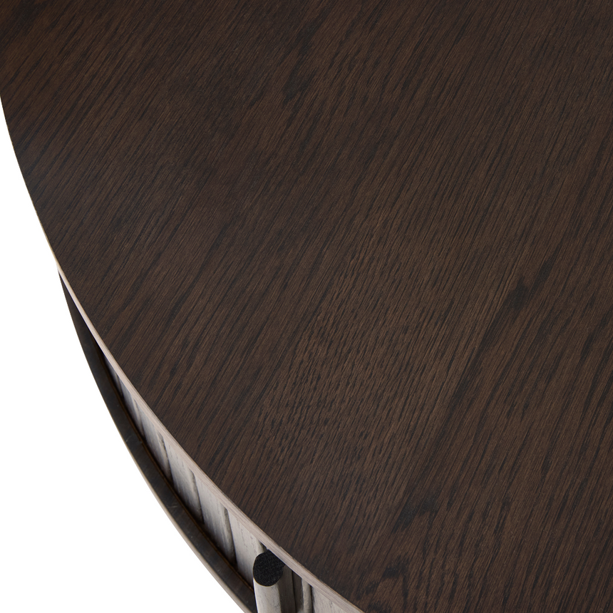 Meta fa dohányzóasztal Ø85