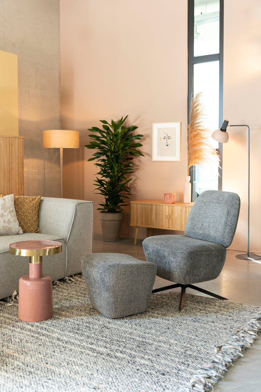 Glam fém lerakóasztal