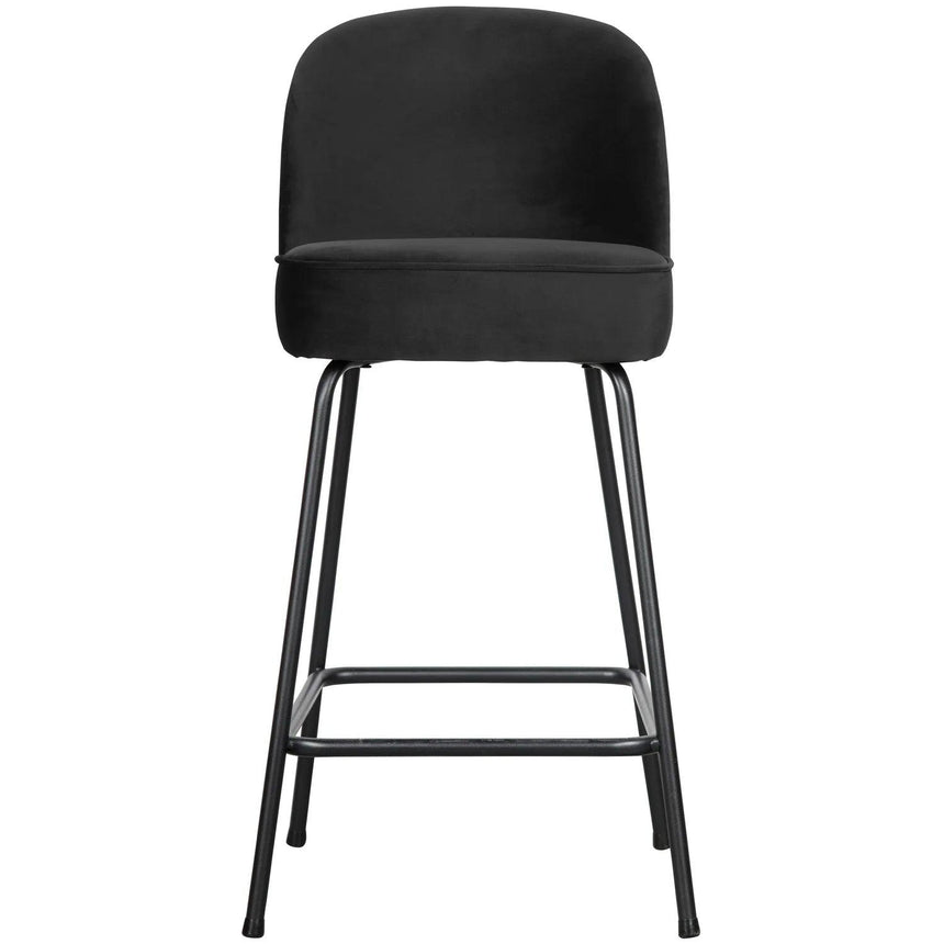 Vogue velvet low bar stool