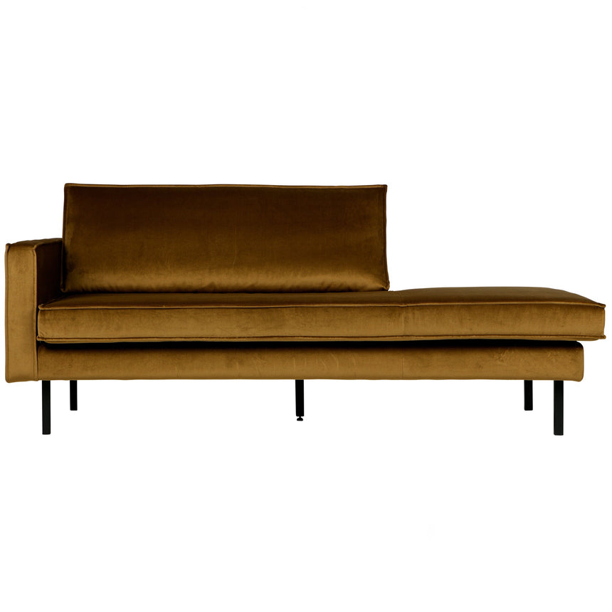 Rodeo Daybed bal oldali bársony kanapé