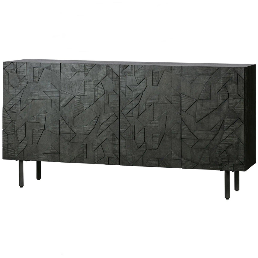 Counter 4 ajtós fa komód