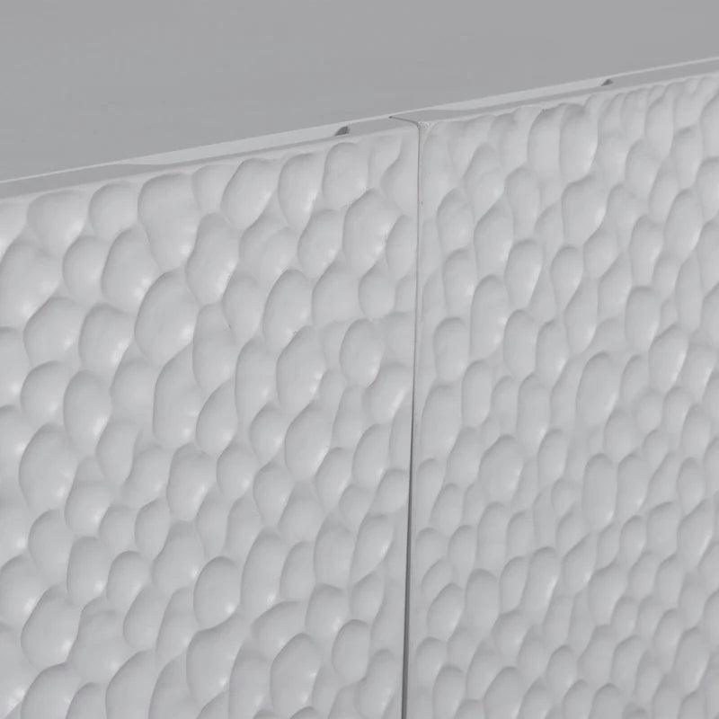 Carved 2 ajós fa bárszekrény-4