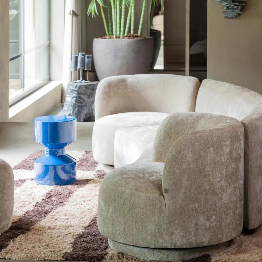 Combi popular chenille sofa with 2 armchairs