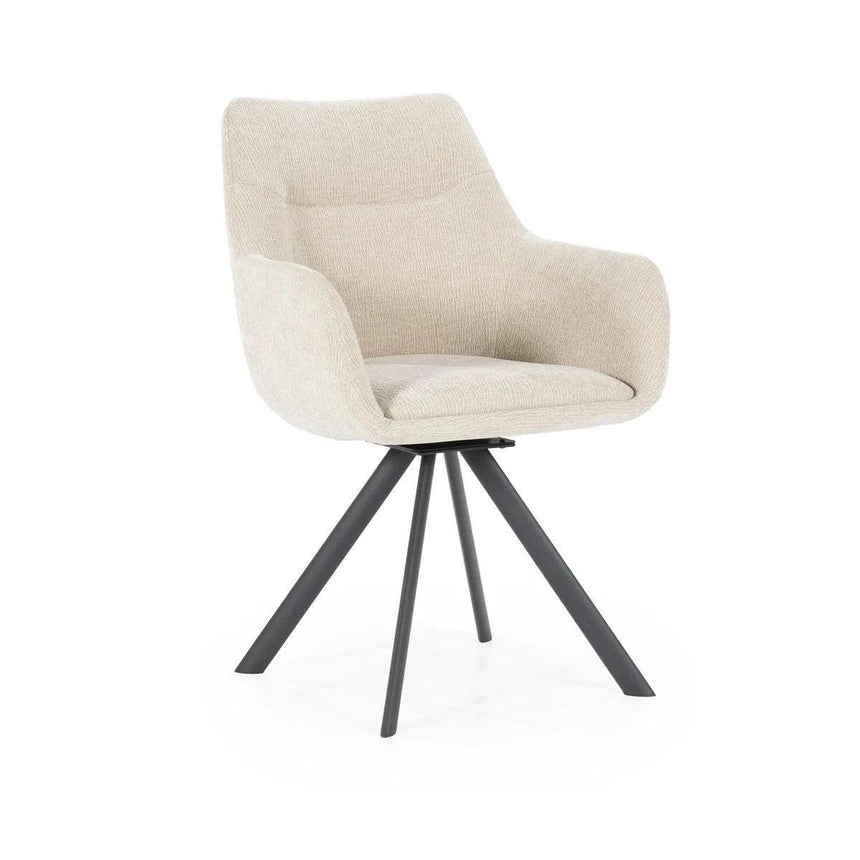 Bliss fabric chair with armrests