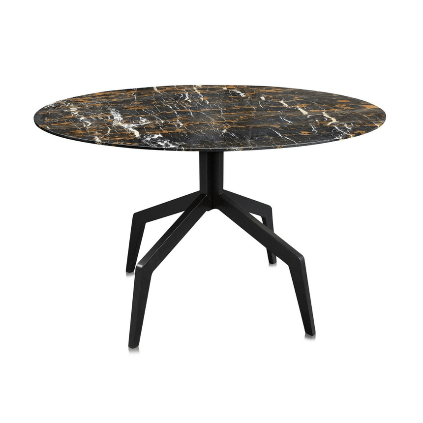 Razor marble dining table Ø120
