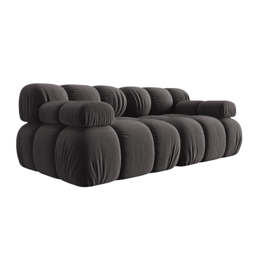 Bellis 2-seater velvet sofa