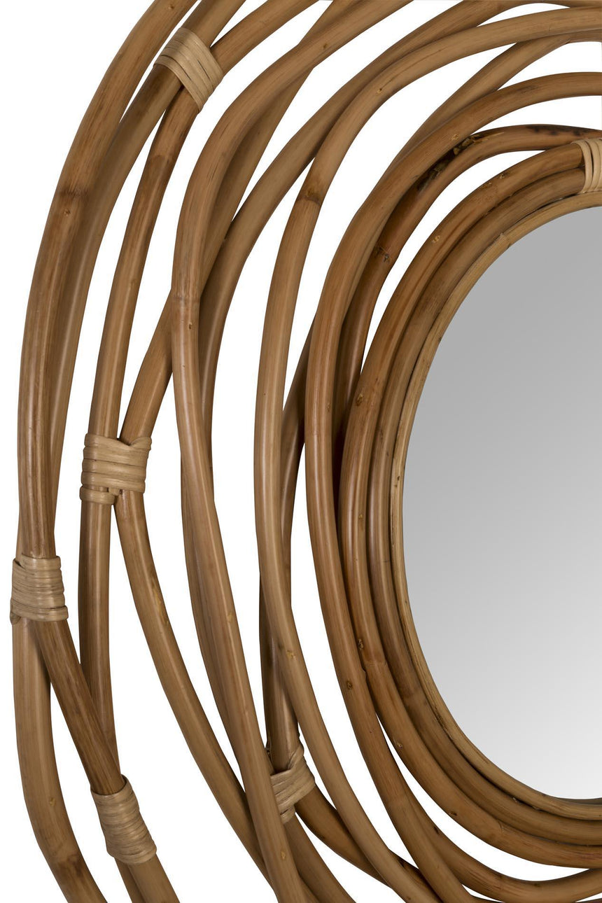 Kubu rattan tükör-2