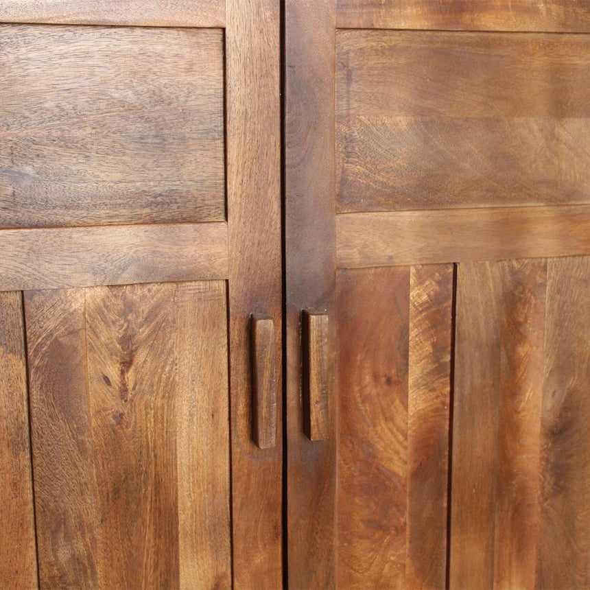 Brown fa magas kabinet