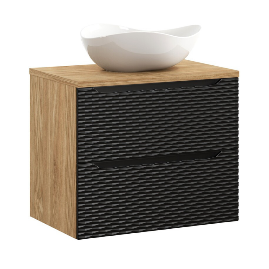 Baggy woven chenille pouf