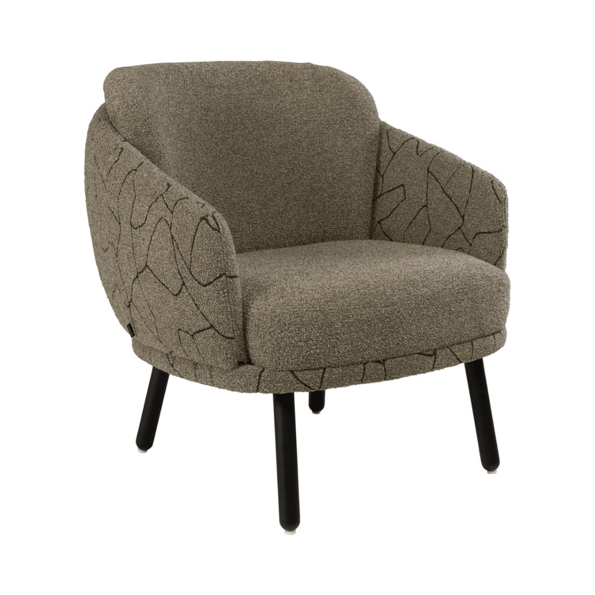 Couture fabric armchair