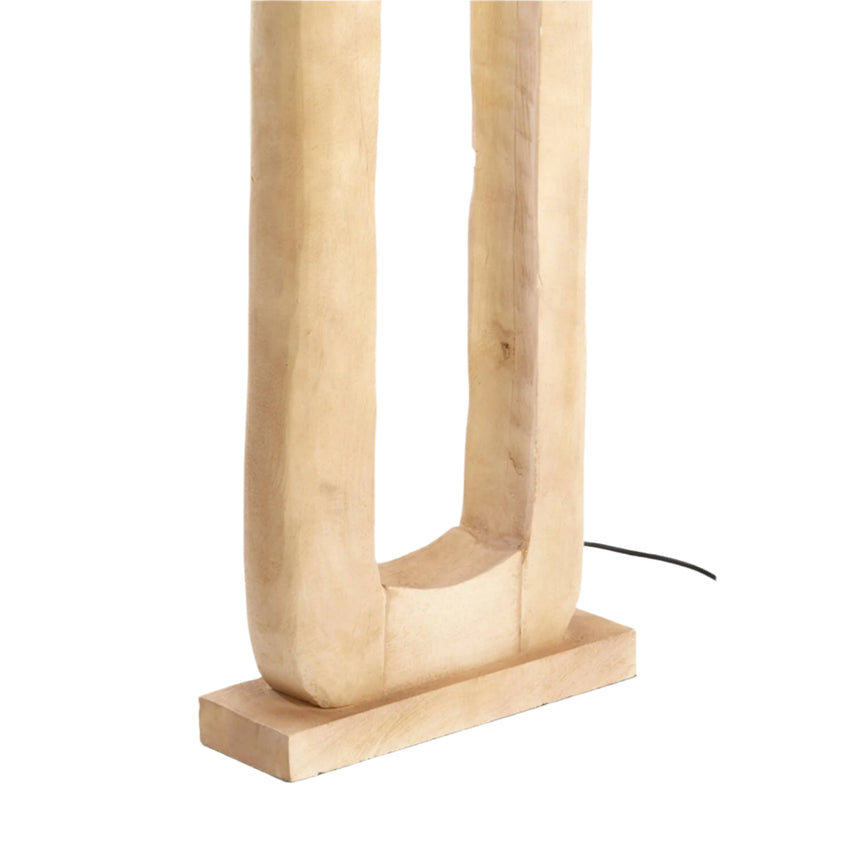 Kelafo wooden floor lamp
