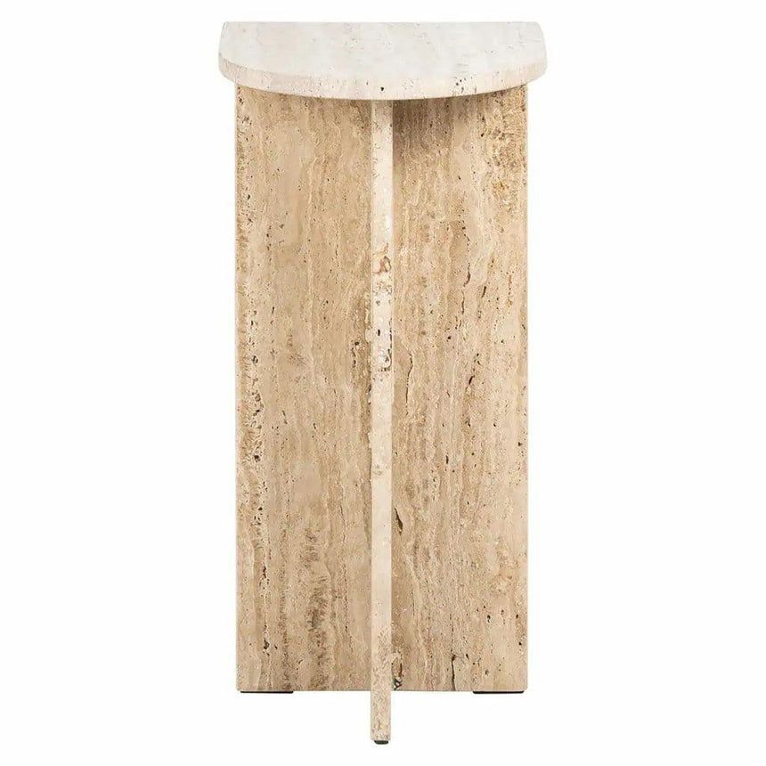 Costello Limestone Side Table