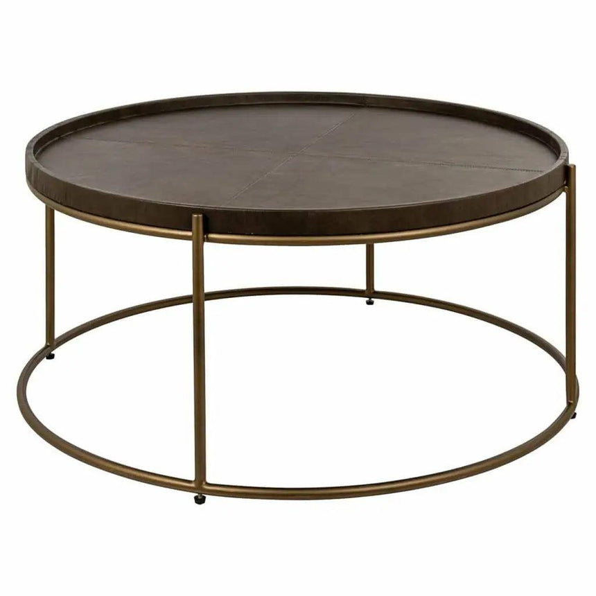 Zillon leather coffee table