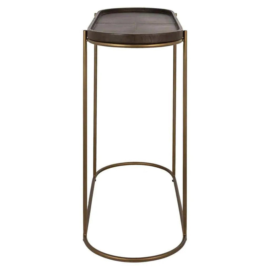 Zillon leather console table