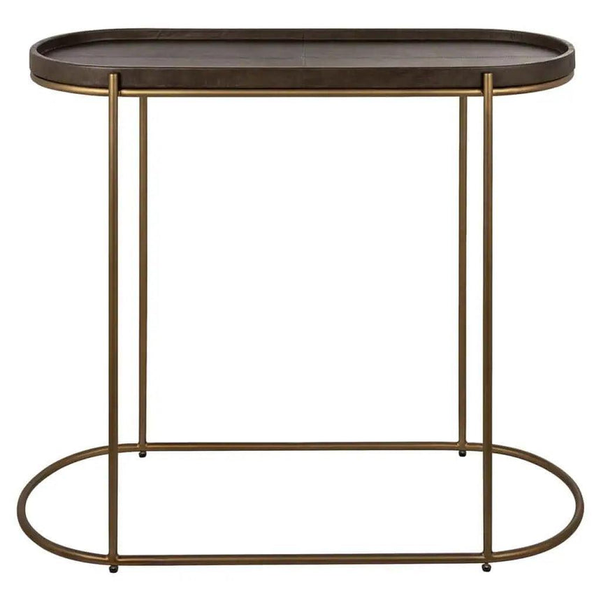 Zillon leather console table