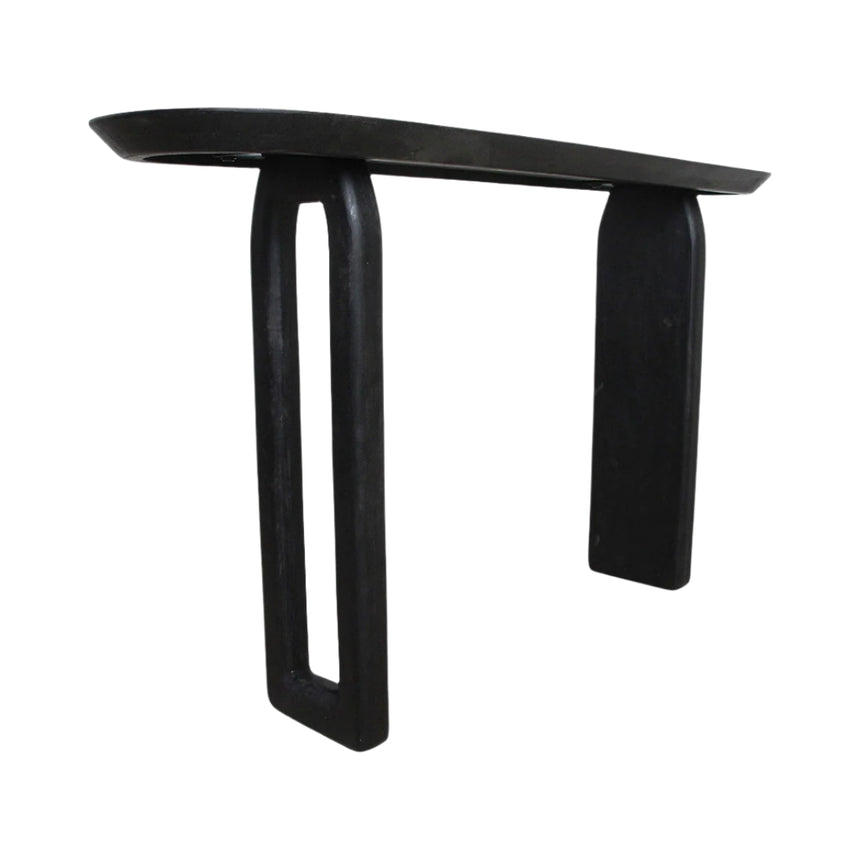 Bullnose Wood Console Table